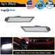Clear Upgrade White LED Front Side Marker Lights For 2010-2015 Chevrolet Camaro