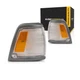 For 1992-1995 Toyota Pickup Front Parking Light Driver and Passenger Side Pair