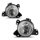 Pair Fog Lights for 2010-2011 MERCEDES-BENZ E300 GL500 Clear Lens Bumper Lamps
