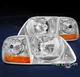 FOR 1997-2003 FORD F-150/2002 EXPEDITION HEADLIGHTS HEADLAMPS+CORNER LAMP CHROME