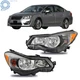 For Subaru Impreza 2012-2015 & Crosstrek 2013-2016  Headlight Halogen Pair LH+RH