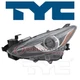 TYC Left Headlight Assembly for 2014-2018 Mazda 3 Electrical Lighting Body dq