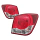 Tail Light Set For 11-16 Chevrolet Cruze CAPA GM2804107 GM2805107 Halogen Outer