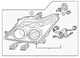 Genuine Nissan Headlight Assembly 26060-5ZW0A