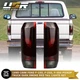 RED SMOKE Rear Tail Lights Lamps L+R Set For 90-96 Ford F150 / F250 and Bronco
