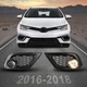 Fog Lights For 2017-2018 Toyota Corolla IM 2016 Scion iM w/Bulbs Clear Lens Pair
