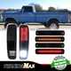 2x LED Tail Light & 4x Side Marker LED Smoke For Ford F150 F250 E150 Truck 73-79