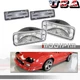 4x Clear Bumper Turn Signal Light Side Marker lamp For Chevy Camaro 1985-1992