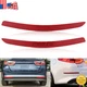 2Pcs Bumper Reflector For Kia Optima 2014-2015 Rear Left + Right 92405/6-2T500