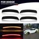 4PCS Rear + Front For Dodge Viper 13-17 Side Marker Light Smoke Housing Lamp SET