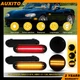 Side Marker Signal Lights Smoked Lens Sequential For 1989-2015 Mazda MX-5 LED 6x
