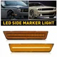 2X Front LED Side Markers Signal Lights 68043394AA For 08-14 Dodge Challenger EH