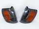 Set of Pair Black Housing Corner Signal Lights for 1996-2002 Toyota 4Runner