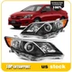 For 2012 2013 2014 Toyota Camry w/Projector Headlights Assembly Left+Right Pair