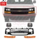 New Front Grille + Headlights Kit Fits 2003-2017 Chevrolet Express 2500 3500 Van