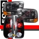 99-04 Ford F250 F350 SuperDuty Pickup Smoke Headlights Corner + Tail Lights
