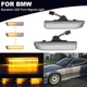 Sequential LED Fender Side Marker Light Clear For BMW 96-99 E36 M3 3-Series LCI