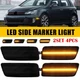 4 Sequential Amber Front Fender Side Marker Lights For 2010-2014 VW MK6 Golf GTI