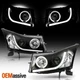 Fits 11-16 Chevy Cruze Black DRL LED Projector Headlights Light Bulbs Included Fits 11-16 Chevy Cruze Black DRL LED Projector Headlights Light Bulbs Included