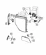 Genuine Mopar 2008-2012 Jeep Liberty Parking Light Assembly Right 57010124AA