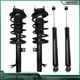 For 2000-2005 Ford Focus Front Complete Struts Rear Shocks Assembly w/ Springs