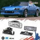 4PCS Clear Front Bumper Signal + Side Marker Light For 1985-1992 Chevy Camaro