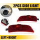 2PCS Lens Rear Red Bumper Side Lights Marker Lamp for Mazda Miata 2016-2023 MX-5