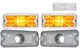 Park Lamp Housing & Clear Lens LED Park Lamp Set 1973-1980 Chevy GMC Trucks