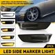 Sequential Smoke Lens LED Front Bumper Side Marker Light For 03-07 Infiniti G35