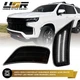 SMOKE Front Side Marker Light w/ White LED Pair For 21-24 Suburban Tahoe Yukon