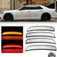 Front Rear LED Bumper Side Marker Lights Lamp For Chrysler 300 300C 300S 2015-23 Front Rear LED Bumper Side Marker Lights Lamp For Chrysler 300 300C 300S 2015-23