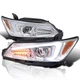 Clear Fits 2011-2013 Scion Tc Projector Headlights Led Strip Signal Lamps 11-13