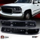 Fit Glossy Black 99-06 GMC Sierra Yukon Turn Signal Lamp Smoke Bumper Light