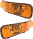  Front, Driver and Passenger Side Turn Signal Light For Ford Mustang 2005-2009