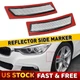 Pair Front Clear Side Marker Light For BMW F30 F32 F36 4 Series F80 F82 F83 USA