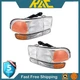 Pair Chrome For GMC Sierra 1500 1999-2006 4.8L; Yukon 00-06 Headlight Assemblies