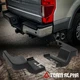 Fits 2017-2022 Ford F-250 F-350 Super Duty Pair Black Rear Bumper Step Pad Set