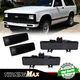 SMOKED Corner Bumper Signal Lights Lens For 83-93 Chevy S10 Blazer GMC S15 Jimmy