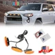 3PC Set Amber LED Front Grille Running Light Lamp Kit For 2014-up Toyota 4Runner
