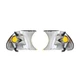 NEW PAIR OF TURN SIGNAL LIGHTS FITS BMW 325CI 330CI 2001 BM2520106 63126904300
