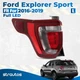 For 2016-2019 Ford Explorer Sport Full LED Tail Light W/ LED DRL Left Driver LH