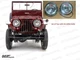 Headlight Light Pair Left & Right fits willys jeep 3A 3B CJ5 M38 Complete