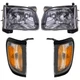 Headlight Set Halogen For 2001-2004 Toyota Tacoma