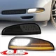 Smoked Dynamic LED DRL Signal Lights Corner Lamp For 1997-2004 Chevy Corvette C5