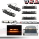 5PCS Amber Smoked Lens LED Cab Roof Marker Running Lights For Truck Volvo VN/VNL