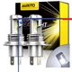AUXITO H4 LED Headlight Bulbs High Low Beam Super Bright 12000Lumens 100W 6500K