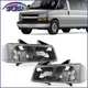 Pair Headlights Left&Right For 03-23 Chevy Express GMC Savanna 1500 2500 3500