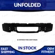 NEW Primed 2009-2014 Ford F-150 Front Bumper Without Fog Light Holes