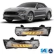 Fog Lights For 2018-2023 Ford Mustang LED Turn Signal Sequential Front Lamp Pair