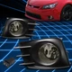 For 11-13 Scion tC Smoked Lens Driving Fog Light Lamps +Bezel&Switch Replacement